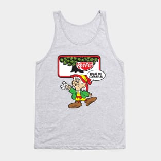 Reefer Cookies - Ernie The Stoned Elf Tank Top